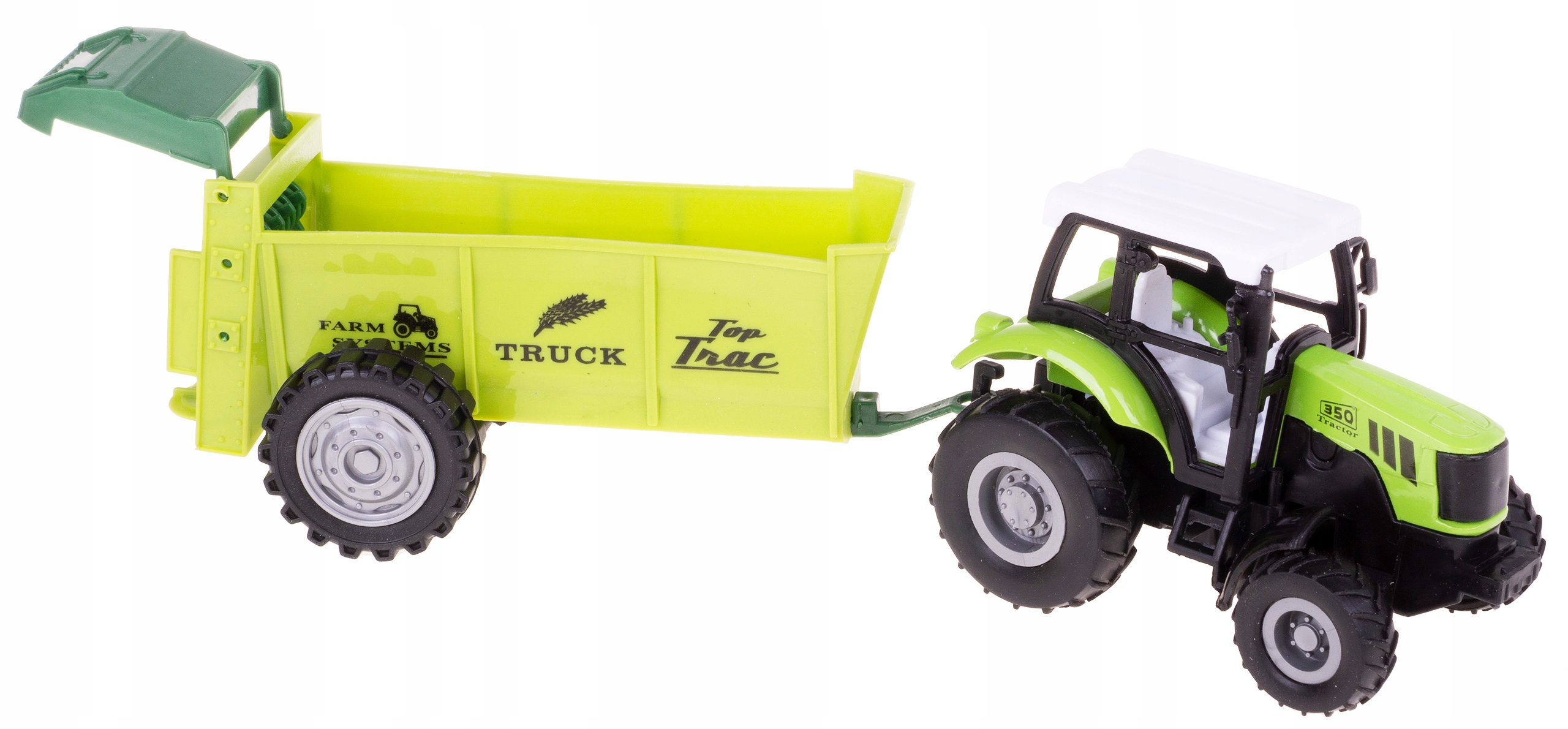 

Farma Zestaw Traktor Rozrzutnik 1:43 Metal/plast