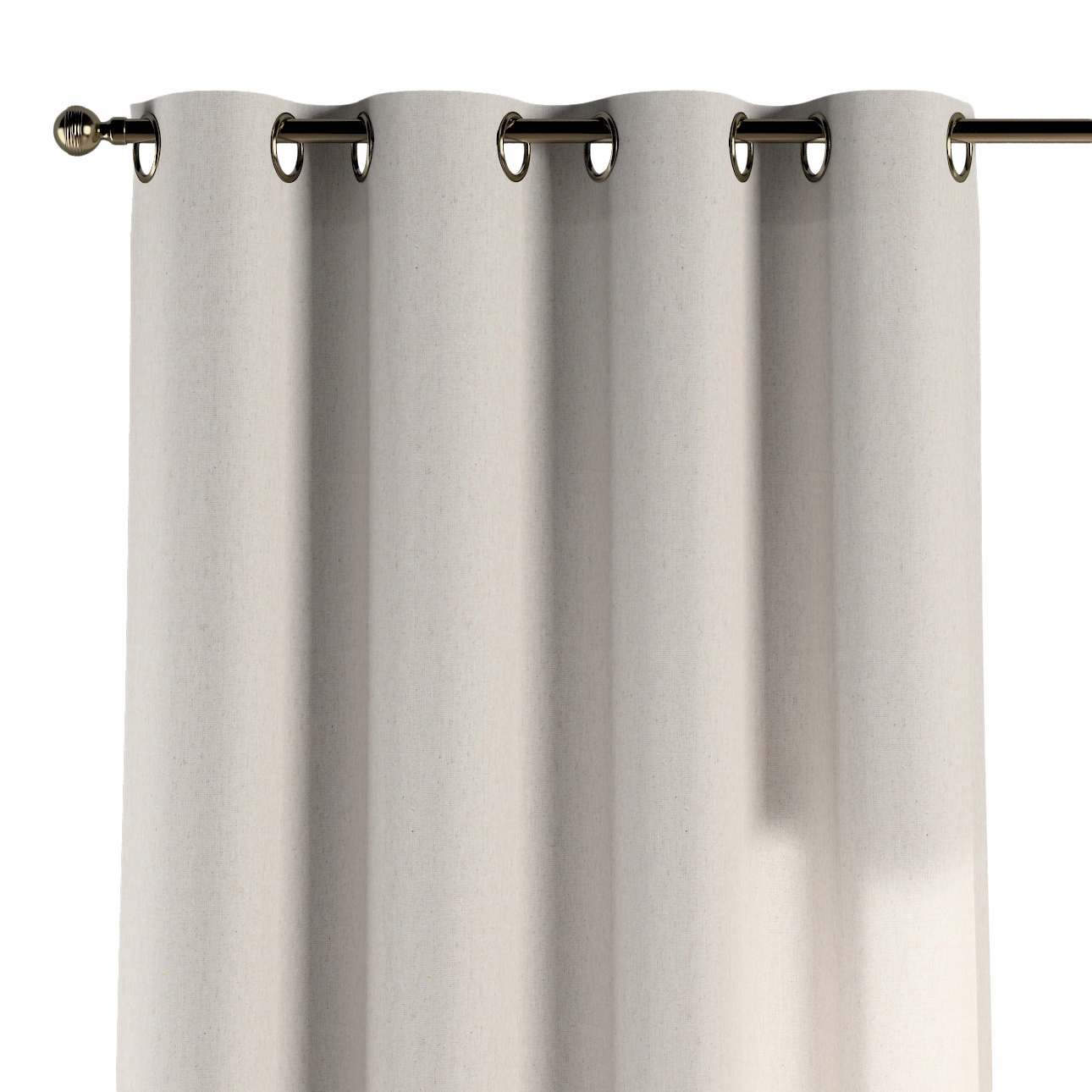 Záves na kolieskach 1 ks 130x260 cm hnedý