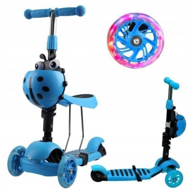 *****Hulajnoga balans 3w1 Biedronka nieb.1017662