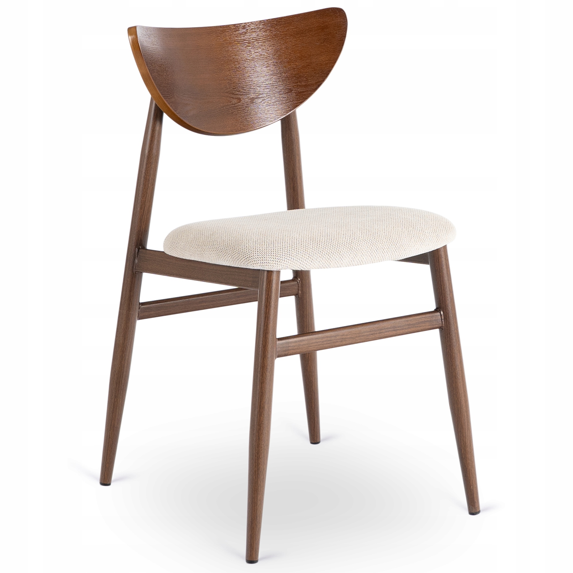 Čalouněná ohýbaná židle do kuchyně obývacího pokoje Jídelna Krémový ořech Braga