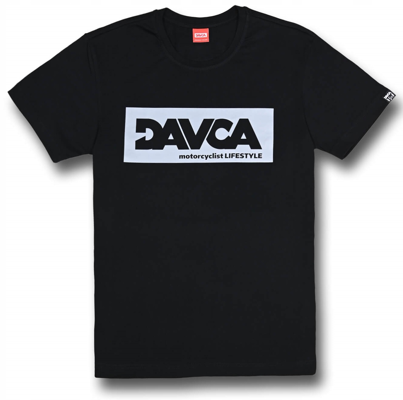

T-shirt Czarny Davca Logo Szare M