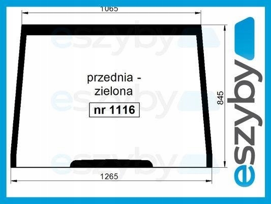 sklo Case Maxxum přední