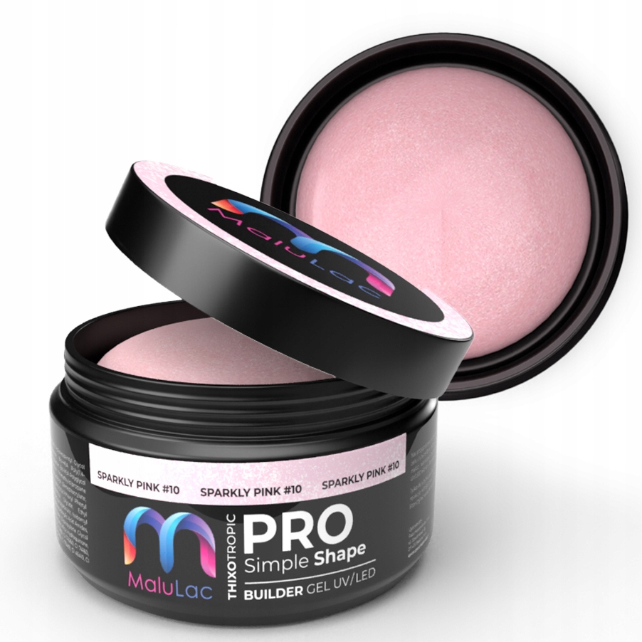 

MaluLac żel budujący do paznokci Sparkly Pink 12g