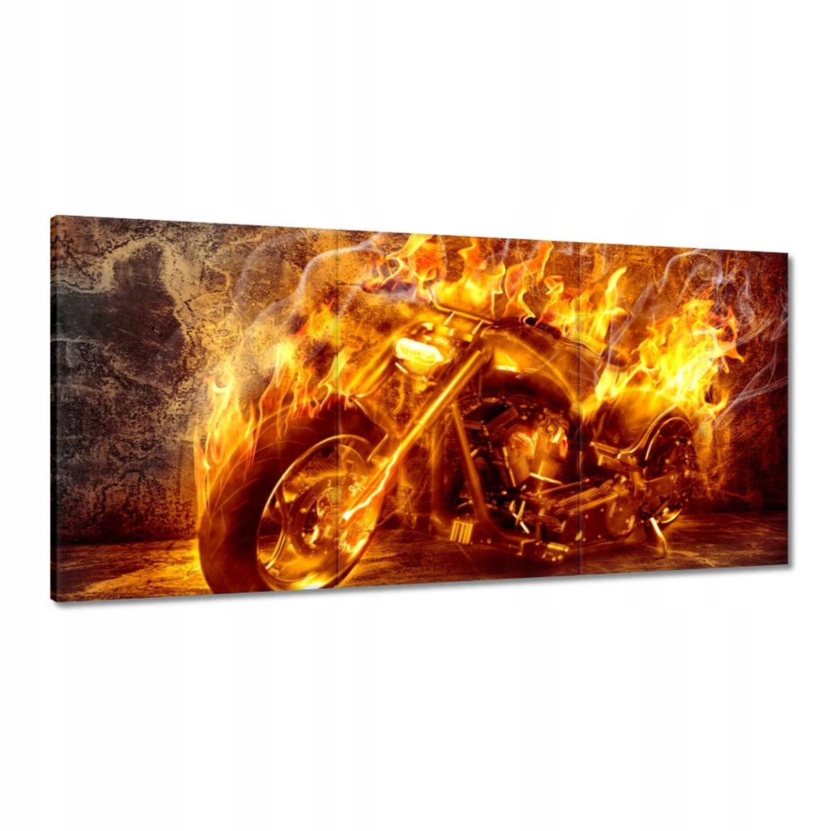 Obrazy 180x90 Chopper v ohni
