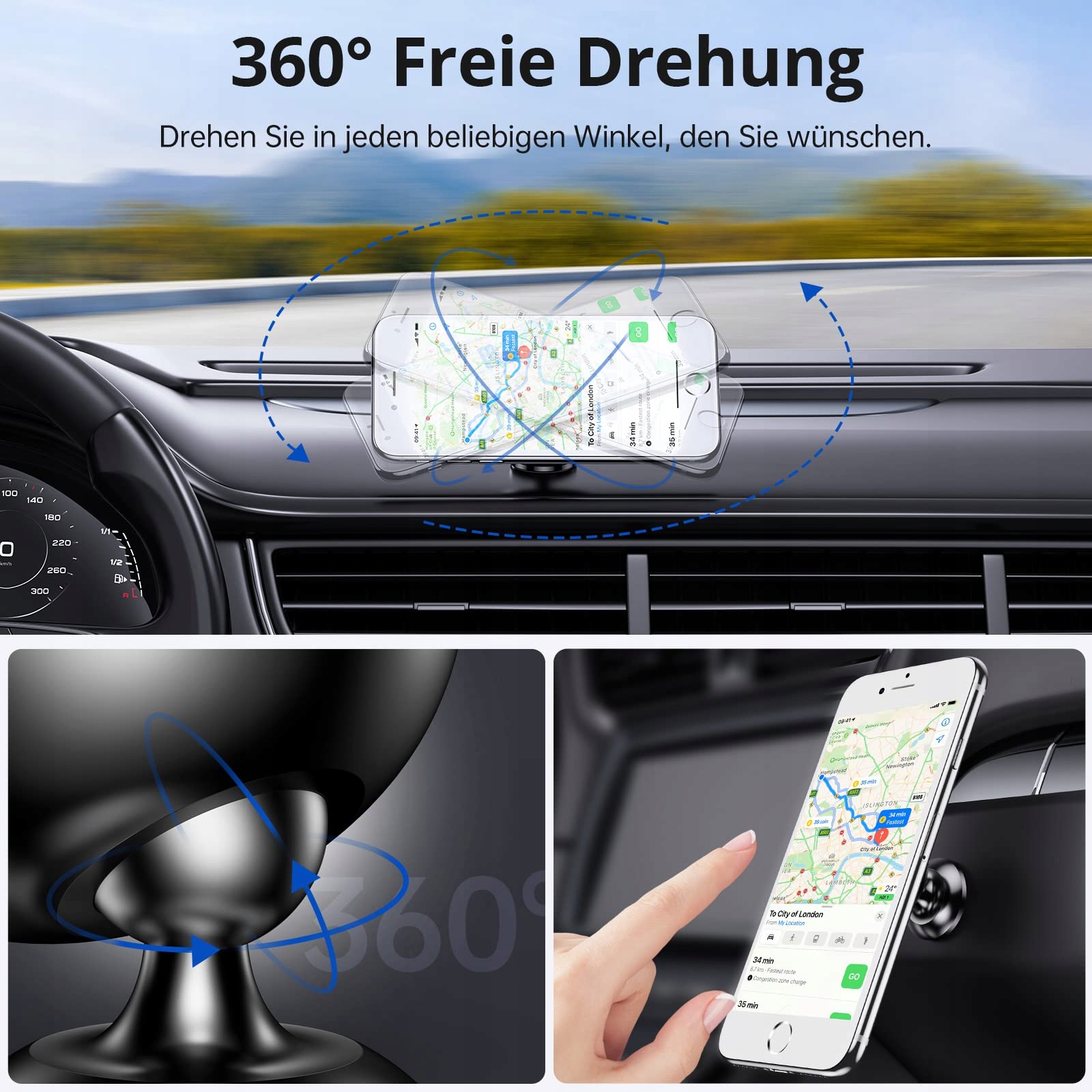 SYNCWIRE Magnetyczny Uchwyt 360° iPhone — miniatura 3