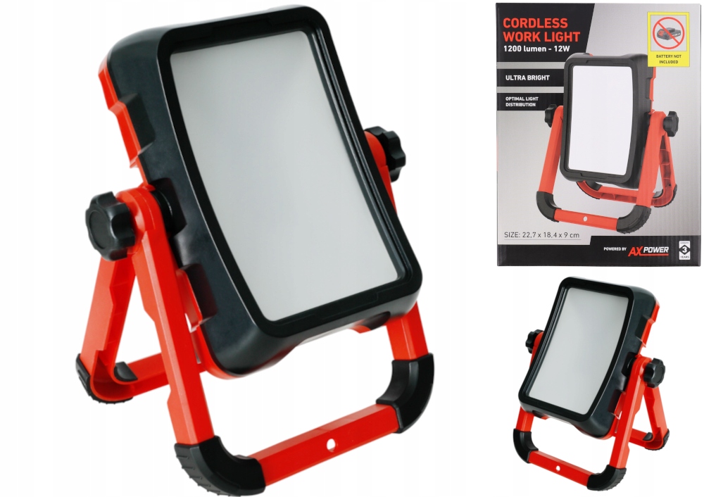 LAMPA ROBOCZA AX POWER 12 WAT 1200 LUMENÓW Marka inna