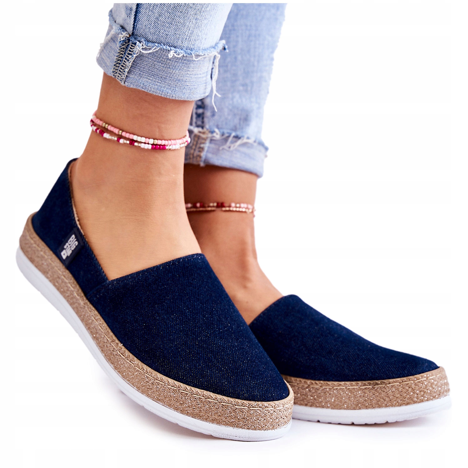 

Tenisówki Slip On Big Star KK276009 Granatowe 38