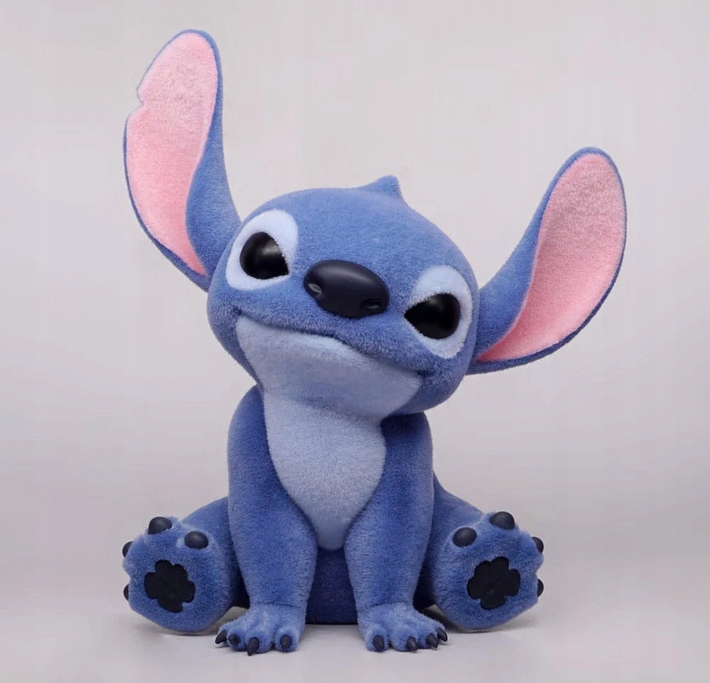 Stitch s peněžním boxem Disney Stitch The Movie Skarbonka s flokováním