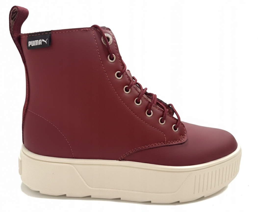 Dámské zateplené zimní boty červené Puma Karmen Boot 8 400883 vel. 39