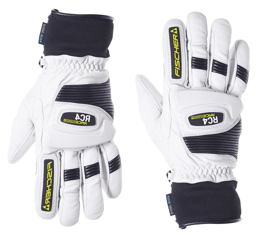 Rękawice narciarskie Fischer SkiGlove Race RC4 Primaloft skóra white 9 L