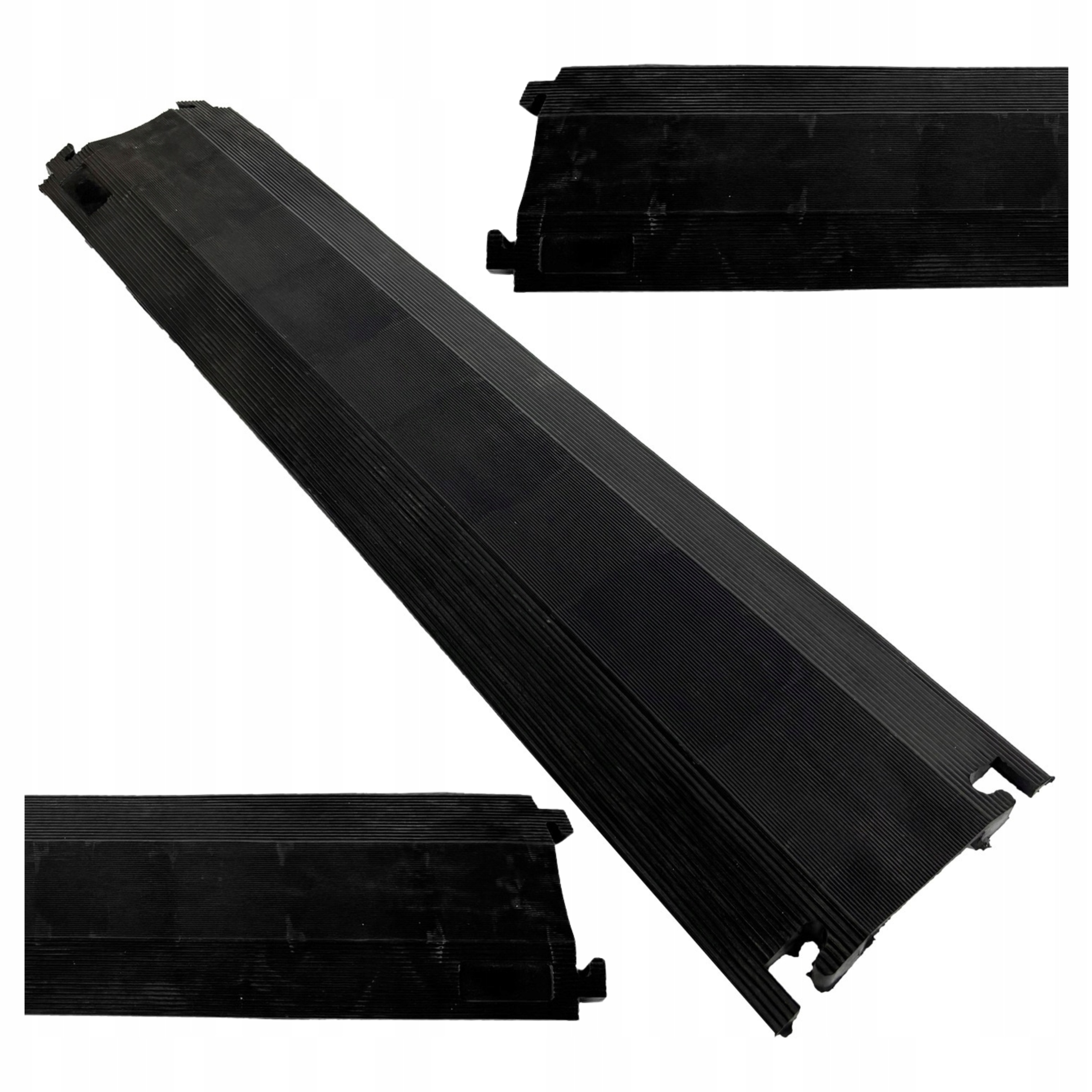 1-kanálový káblový nájazd, 1000 mm x 220 mm x 35 mm