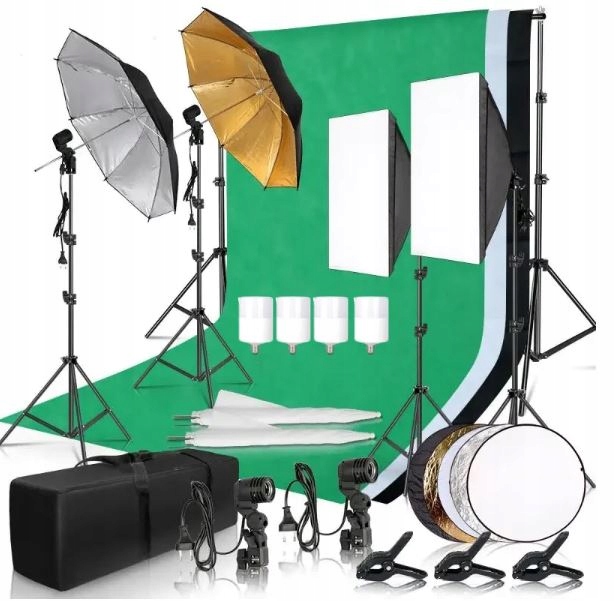 Zestaw do studia fotograficznego Studio Kit 36 elementów