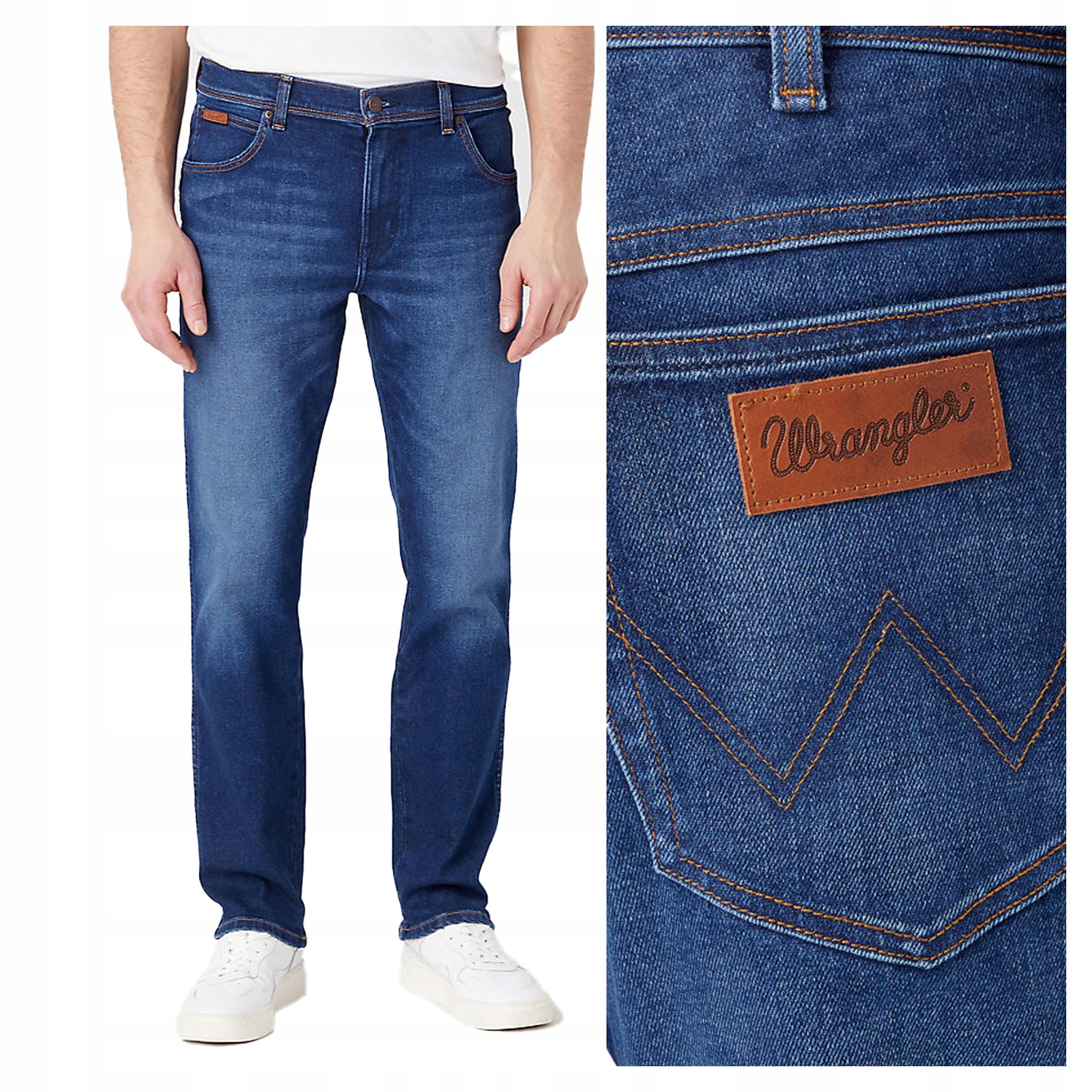 Pánské jednoduché džínové kalhoty Wrangler Texas 31/32