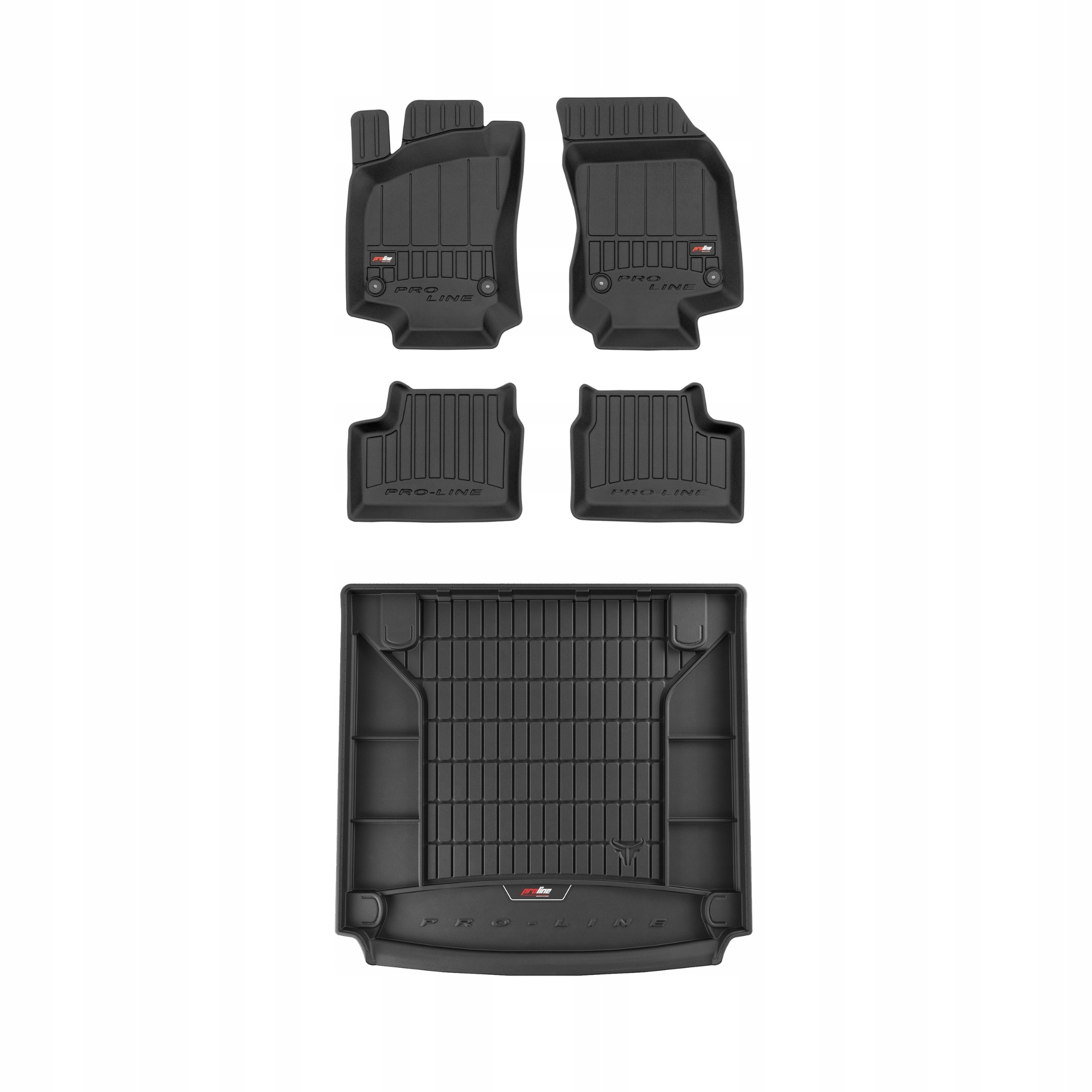 Frogum 3D Sada gumových koberců a rohože s logem pro Opel Astra H 2004-2014