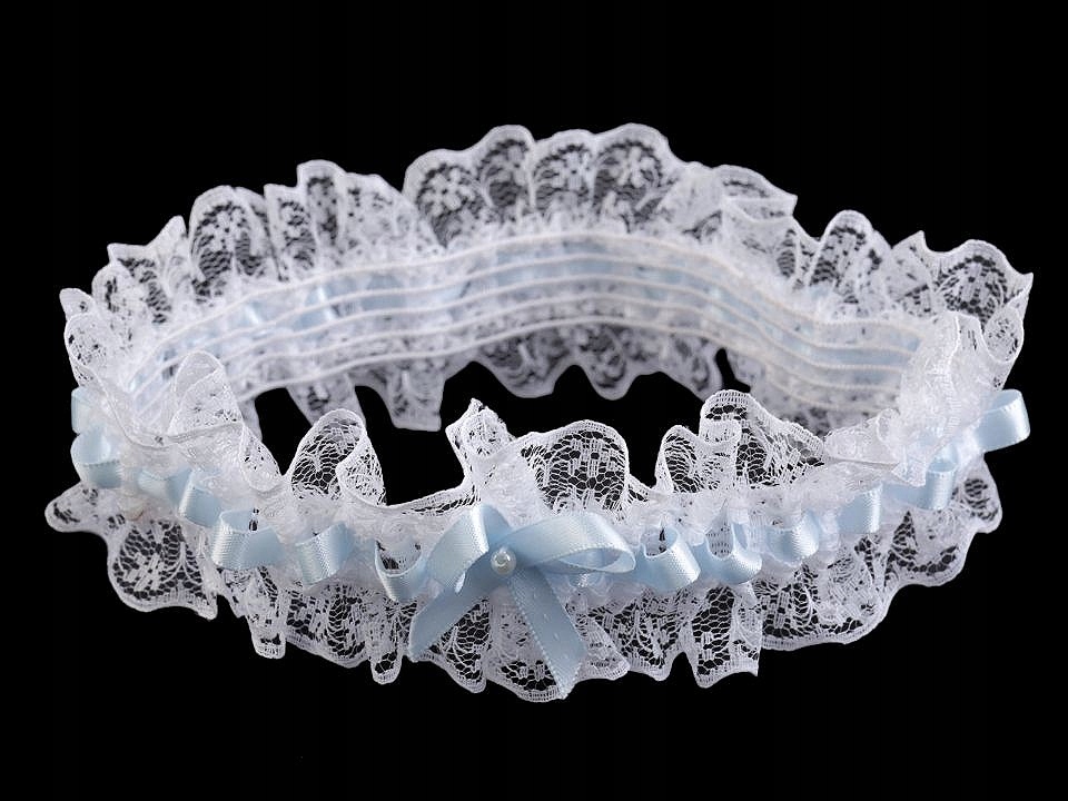 

Ślubna podwiązka koronkowa szerokość 3,5 cm