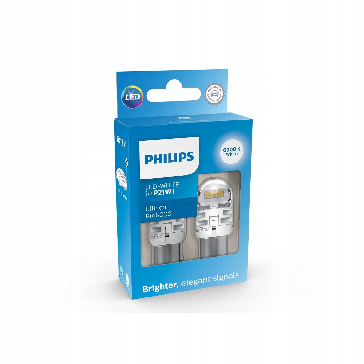 Żarówki Philips Ultinon Pro6000 SI P21W 2,3 W 2 szt.
