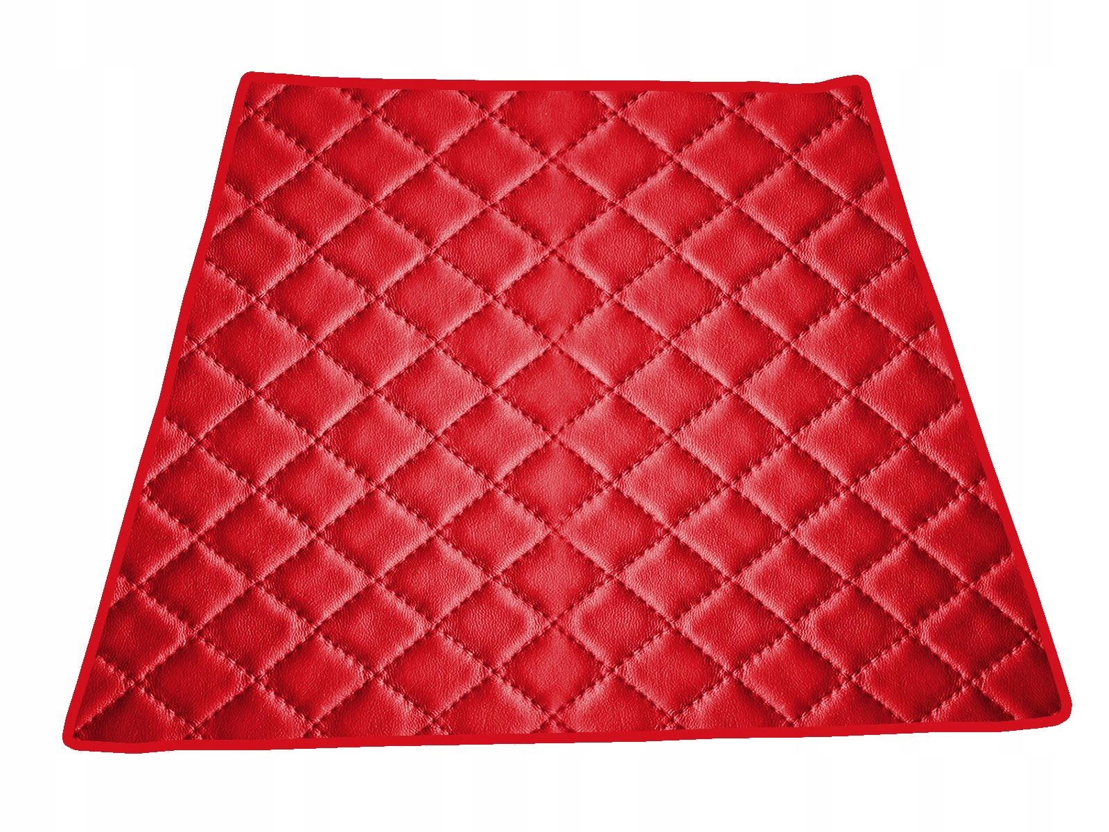 Eko skóra CZERWONA Mata do Peugeot Rifter Long 2018-..., e-Rifter long 2021