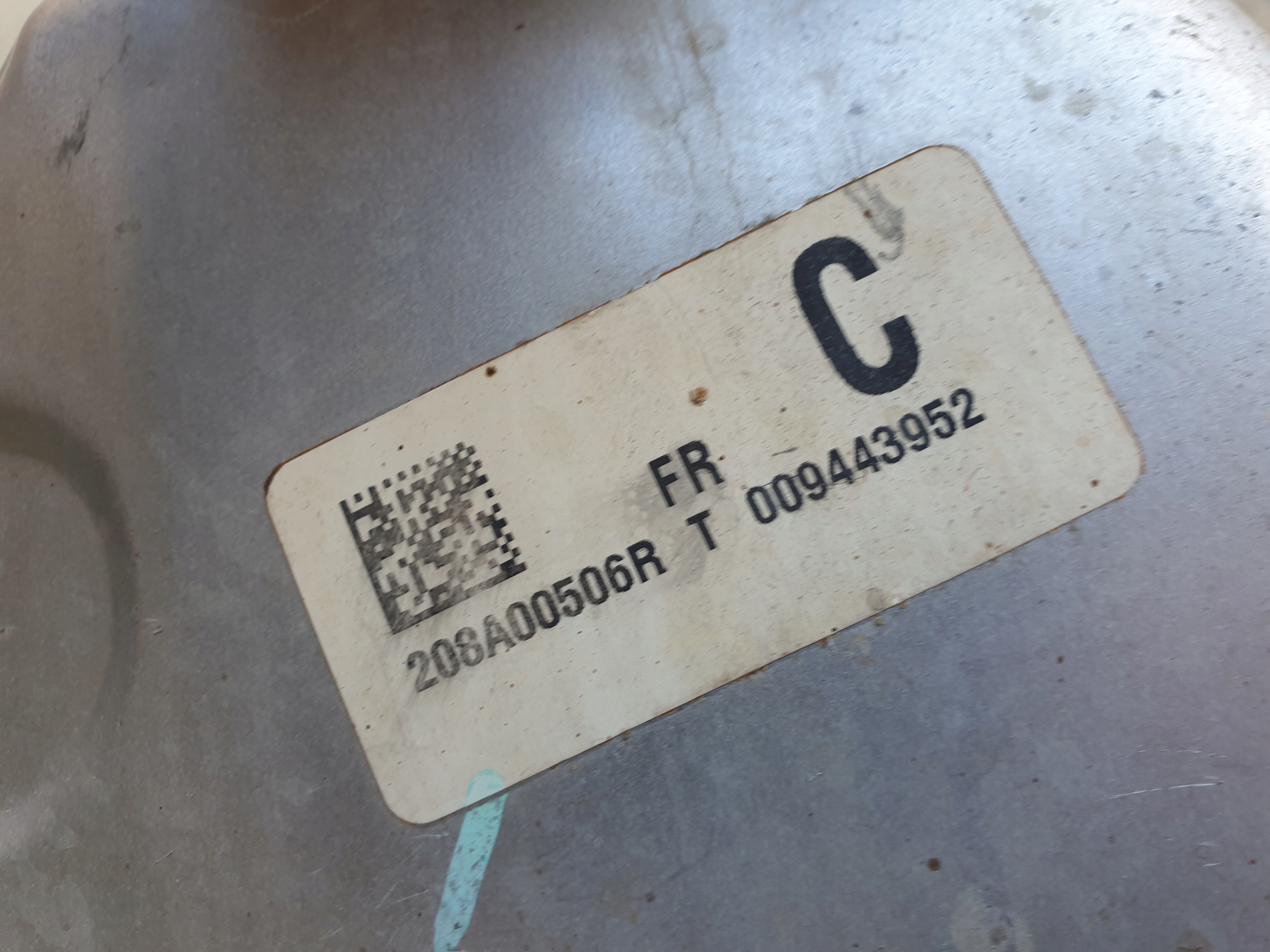 catalyst DPF 208A00506R RENAULT CLIO CAPTUR 1.5 DCI H8201431468