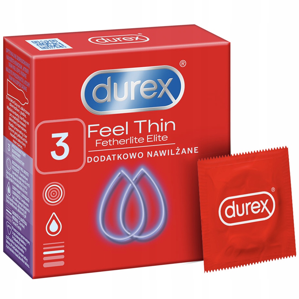 

Prezerwatywy Durex Fetherlite Elite cienkie 3 szt