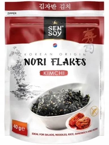 Levně 4x Vločky Nori Flakes Kimchi 40 g Sen Soy