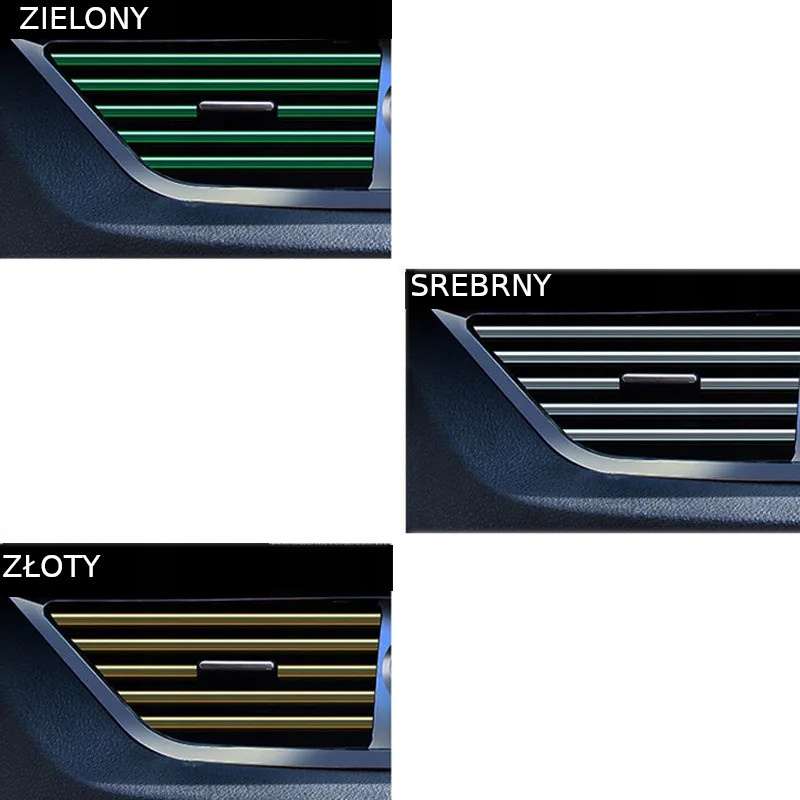 LISTWA TAŚMA OZDOBNA DO SAMOCHODU KRATEK NAWIEWU Producent inny