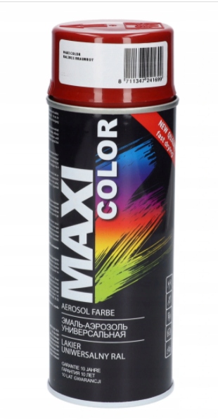 

Maxi Color Ral 3011 Farba Lakier Czerwony Spray