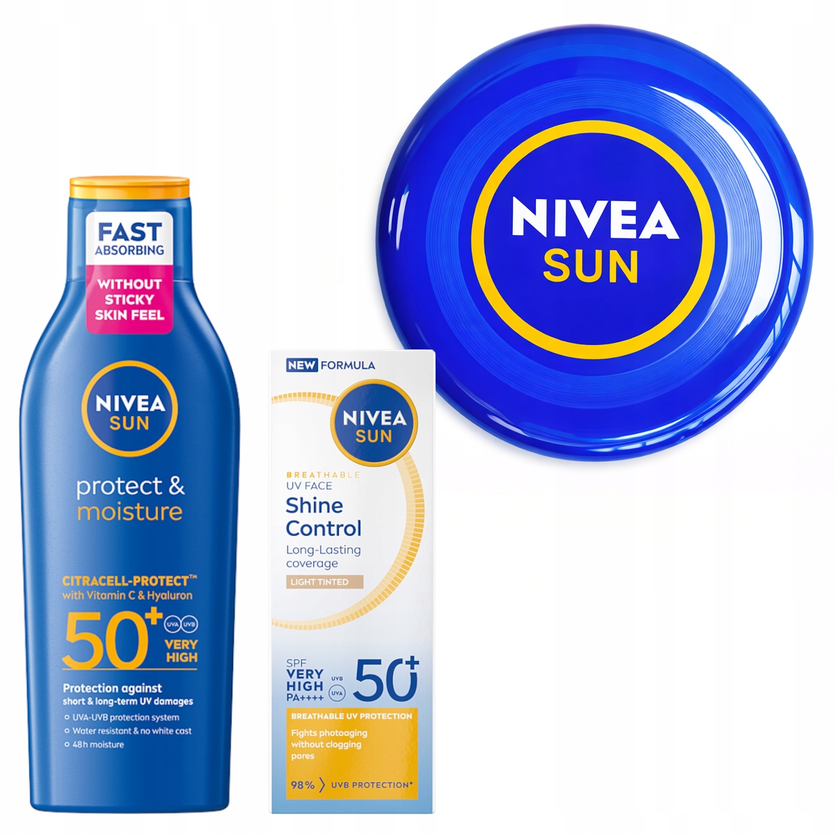 Sun Zestaw Balsam do opalania z filtrem+ Krem matujący SPF50+