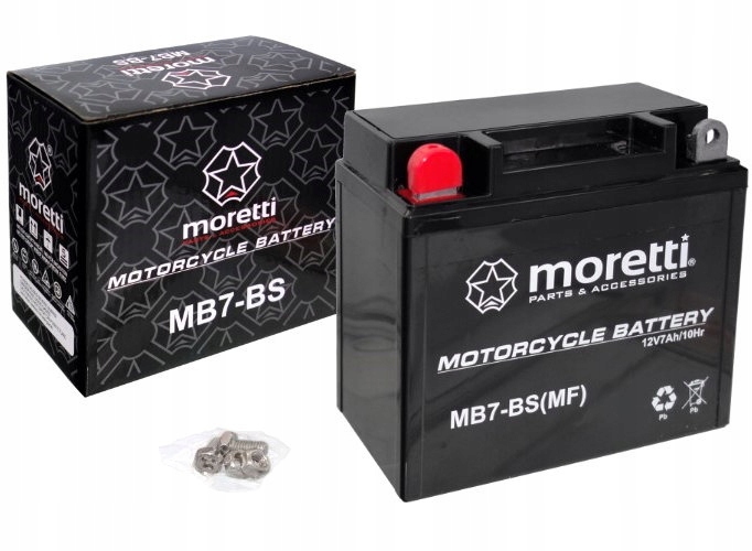 

Akumulator Agm żelowy MB7-BS Moretti 137x77x127mm