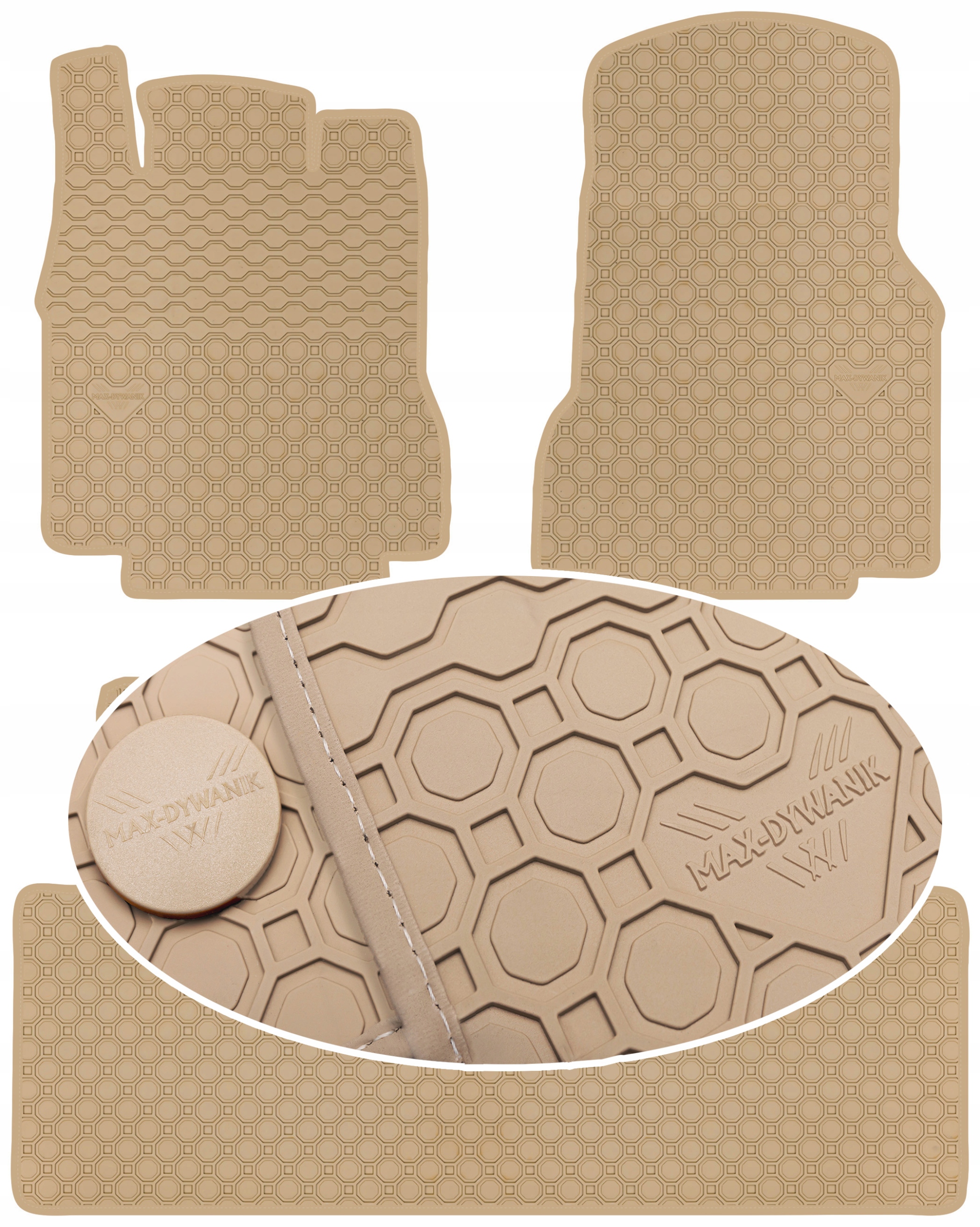 A-Klasa W168 Long 2001-2004 Koberce Béžové