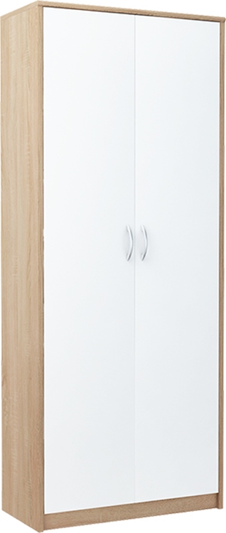 SZAFA NA BUTY, REGAŁ, R005 SONOMA-BIAŁY, SZAFKA Kod producenta R5B/S