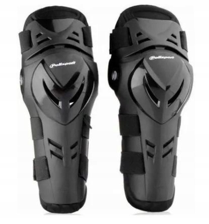 OCHRANIACZE KOLAN POLISPORT DEVIL CZARNE CROSS Stan opakowania oryginalne