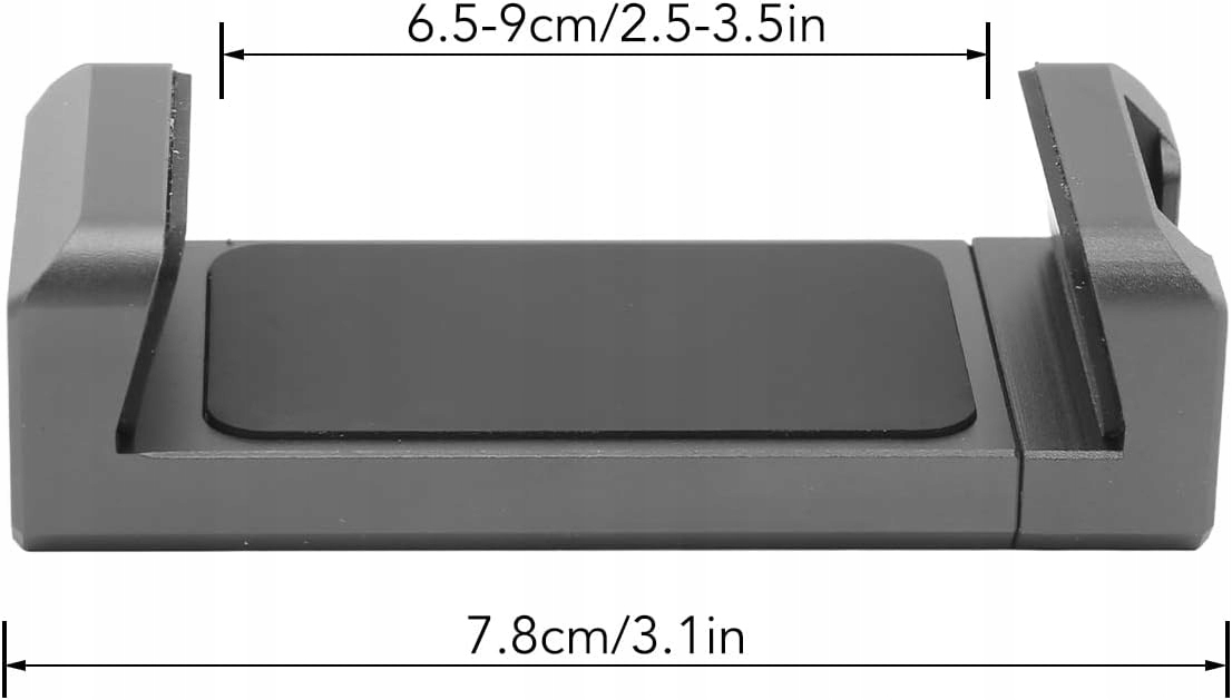 Adapter statywu telefonu, otwory na śruby Uchwyt zacisku telefonu 1/4 Materiał metal