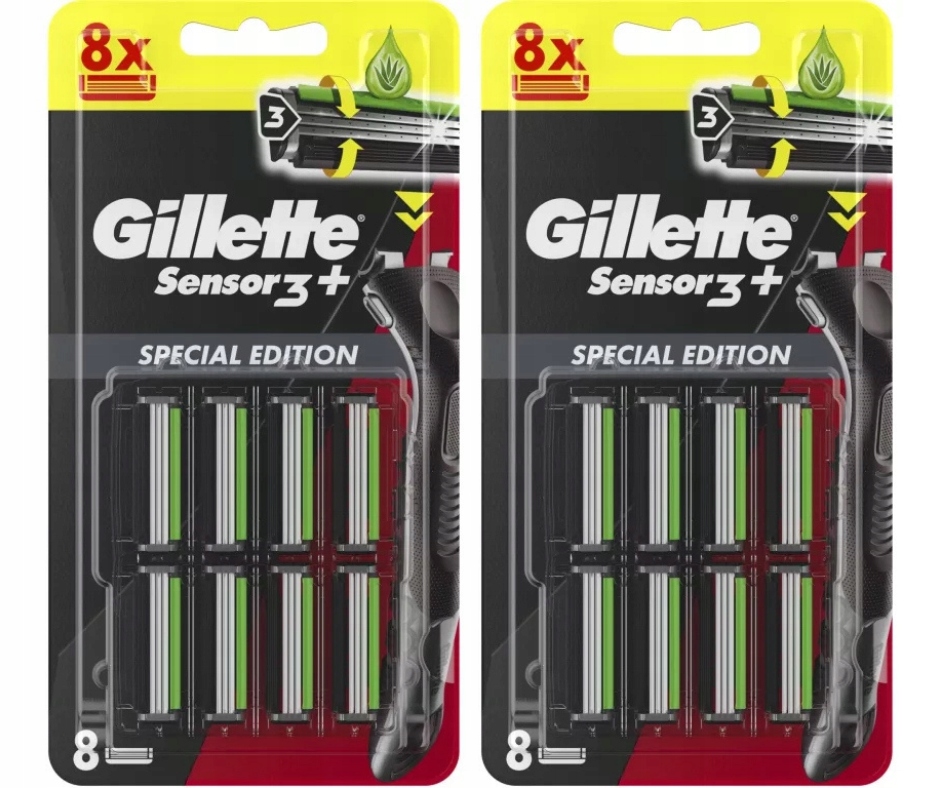 Wymienne Wkłady do maszynki Gillette Sensor3+