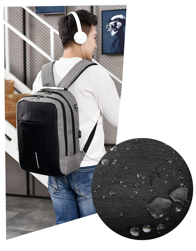 PLECAK ANTYKRADZIEŻOWY NA LAPTOPA WODOODP. Marka inna