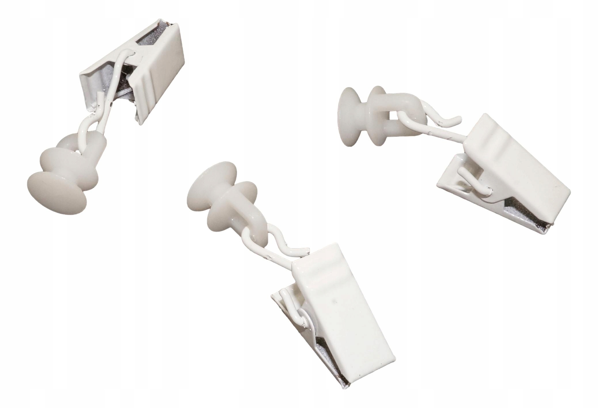 

Żabka metalowa ślizg do szyny Ks Ms Biała