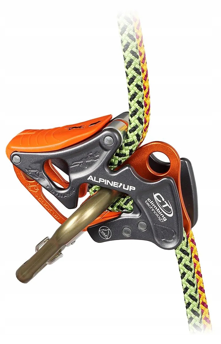 Zajišťovací a sjezdový přístroj Climbing Technology Alpine Up oranžový