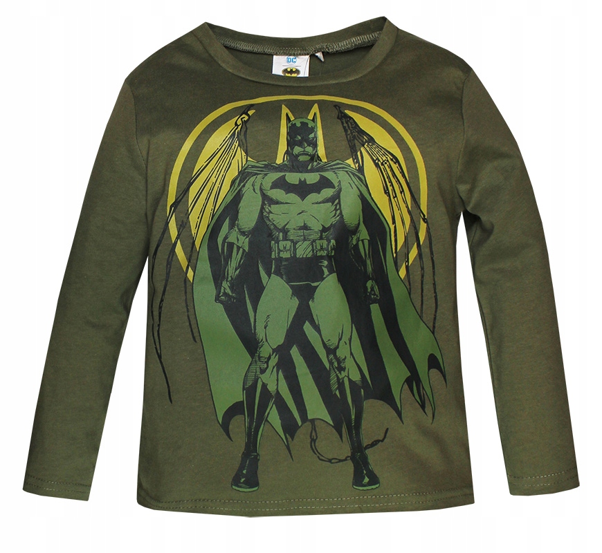 

Batman DC Bluzka Chłopięca Długi Rękaw T-shirt 128
