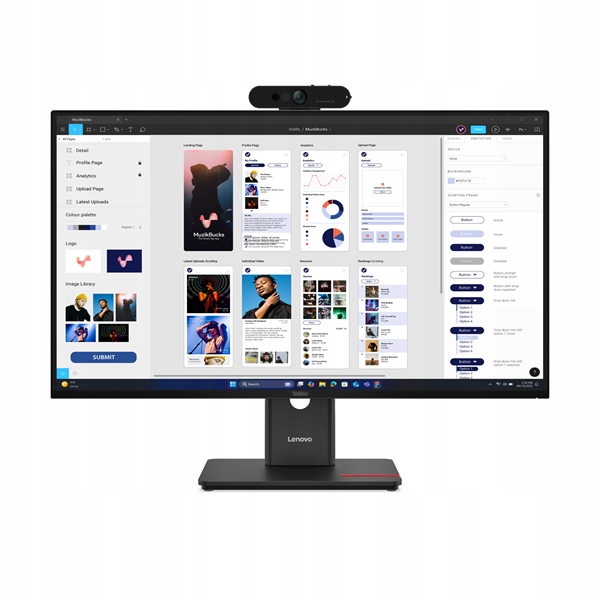 Lenovo ThinkVision/ T32UD-40/ 31, 5"/ Ips/ 4K Uhd/ 60Hz/ 4ms/ Čierna/ 3R…