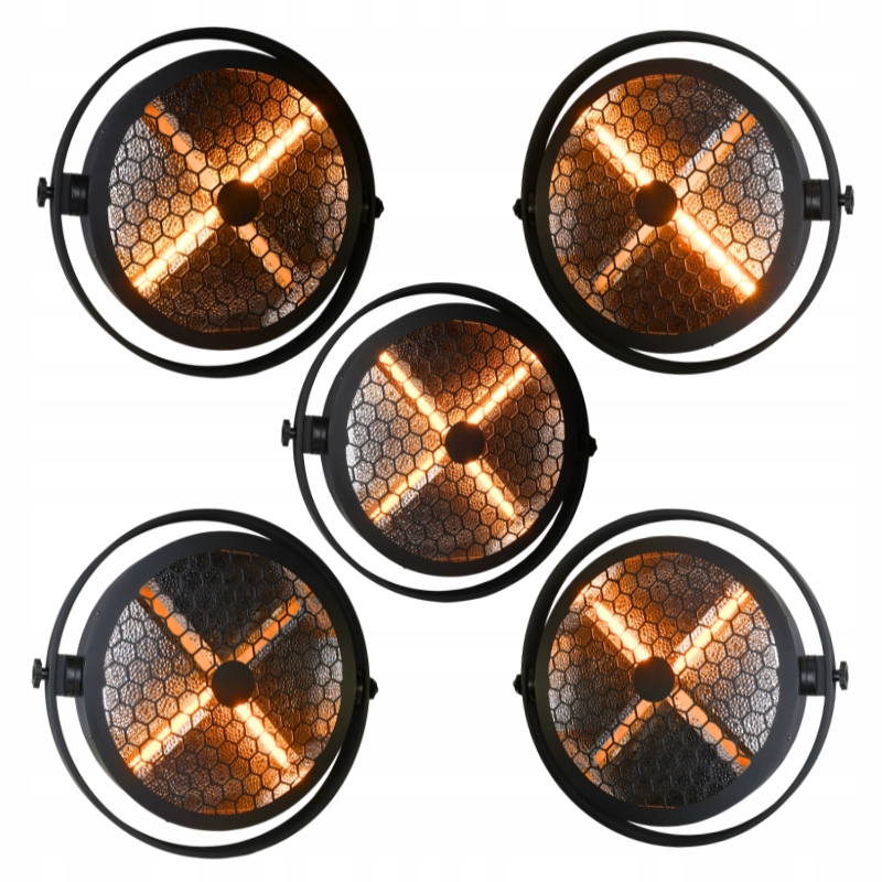 OŚWIETLENIE SCENICZNE RETRO VINTAGE CIEPŁY BIAŁY REFLEKTOR DEKORACYJNY RGB Model LUMEN X