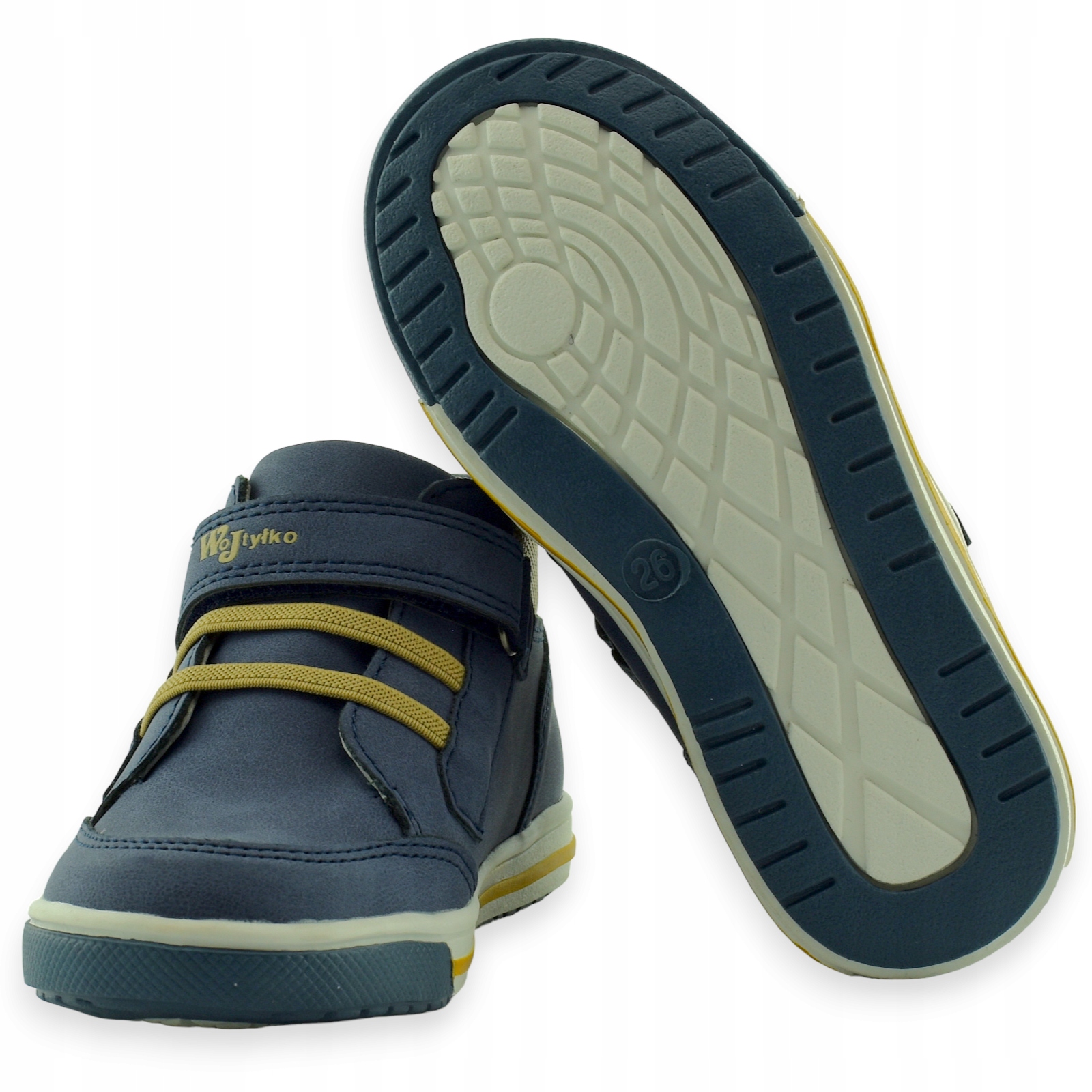 Buty dziecięce za kostkę Wojtyłko 23703 granat 21 Bohater brak