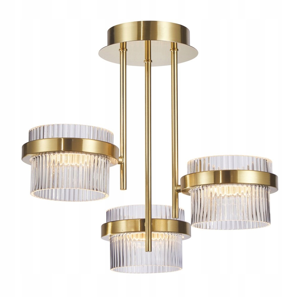 Stropná Led lampa 24W Tiara PND-77362-3-24W-GD Italux