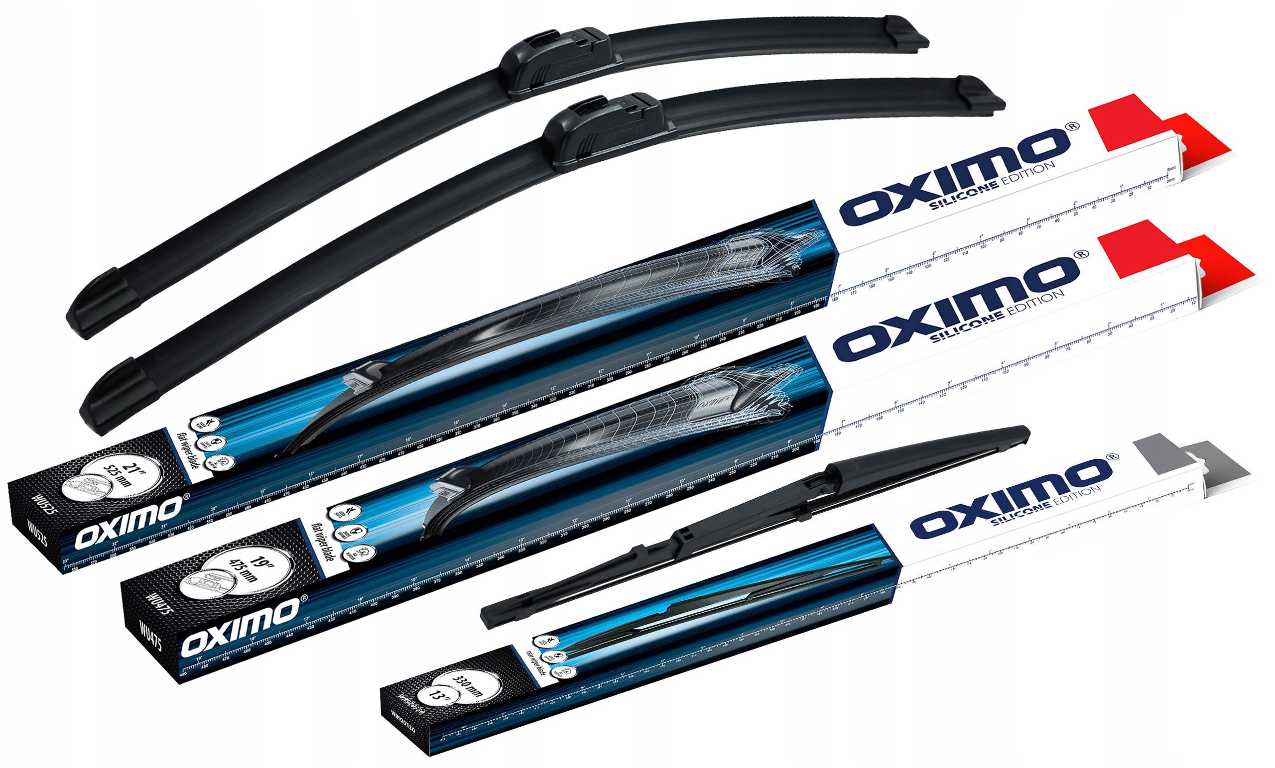 WYCIERACZKI PRZÓD TYŁ FIAT PANDA II 2 2003-2012