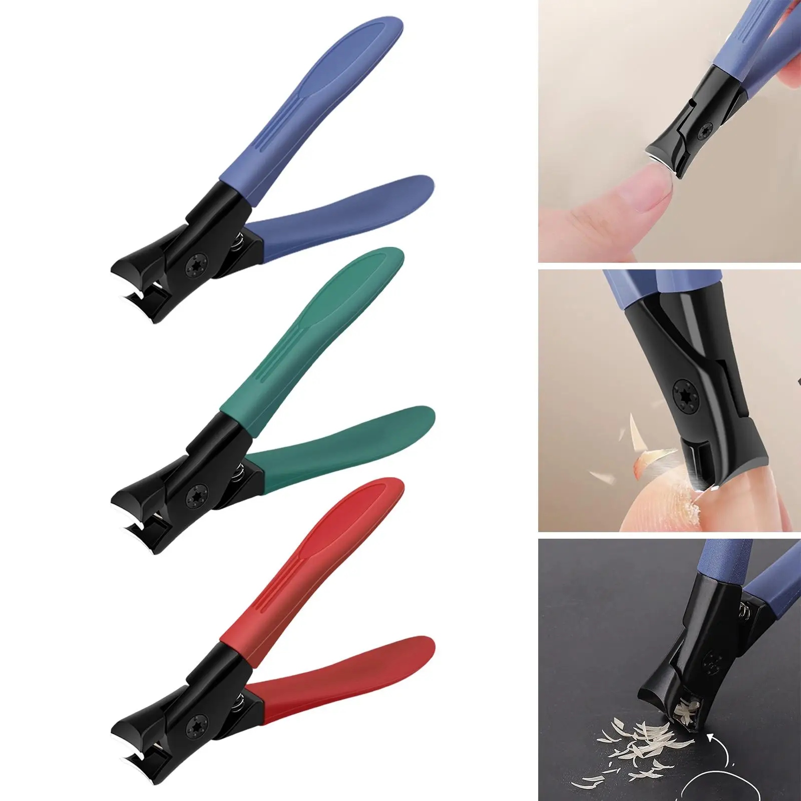 Nail Clippers Professional Extra Large Wide Jaw Opening Nail Cutter Toenail Marka inna marka