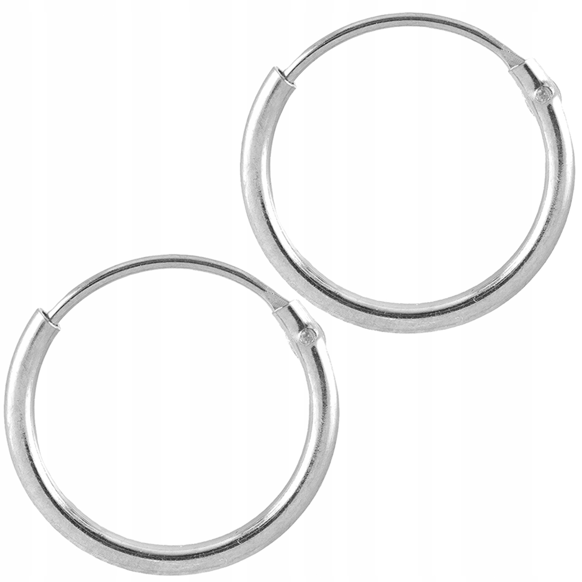 

Versil kolczyki kółka koła 12 mm srebro pr. 925