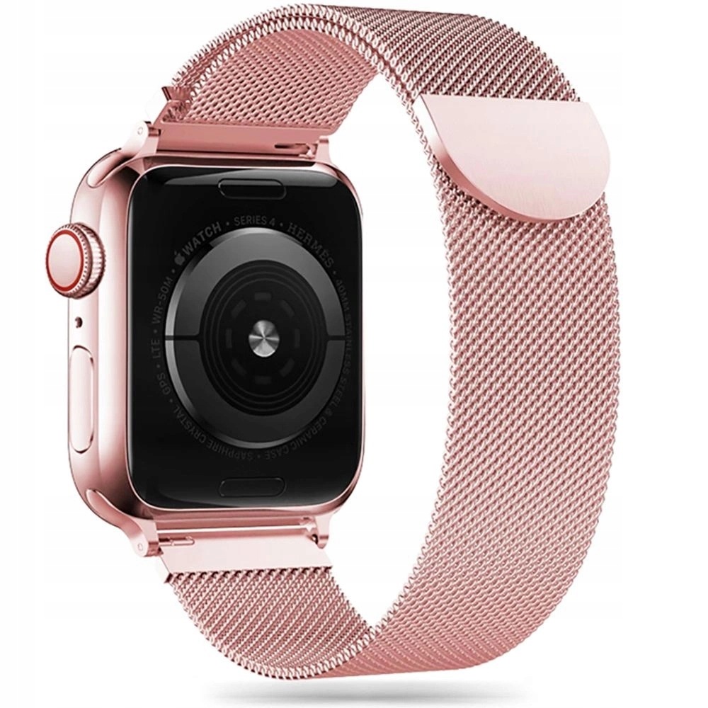 Pasek Tech-Protect MilaneseBand Apple Watch 4-9/SE/Ultra 42-49mm różowy