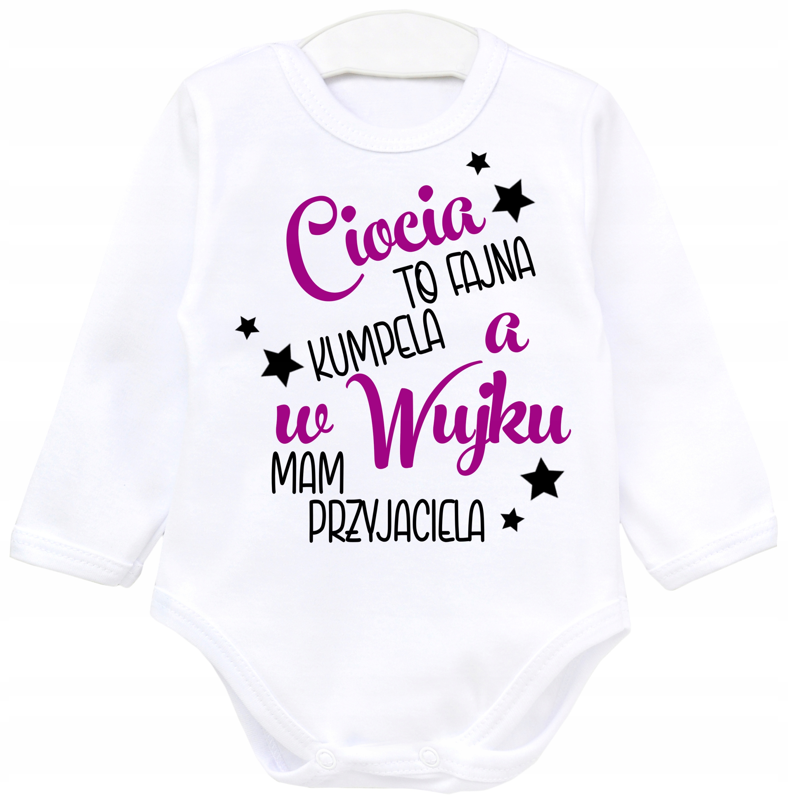 

Body dł. rękaw Ciocia to kumpela r. 80