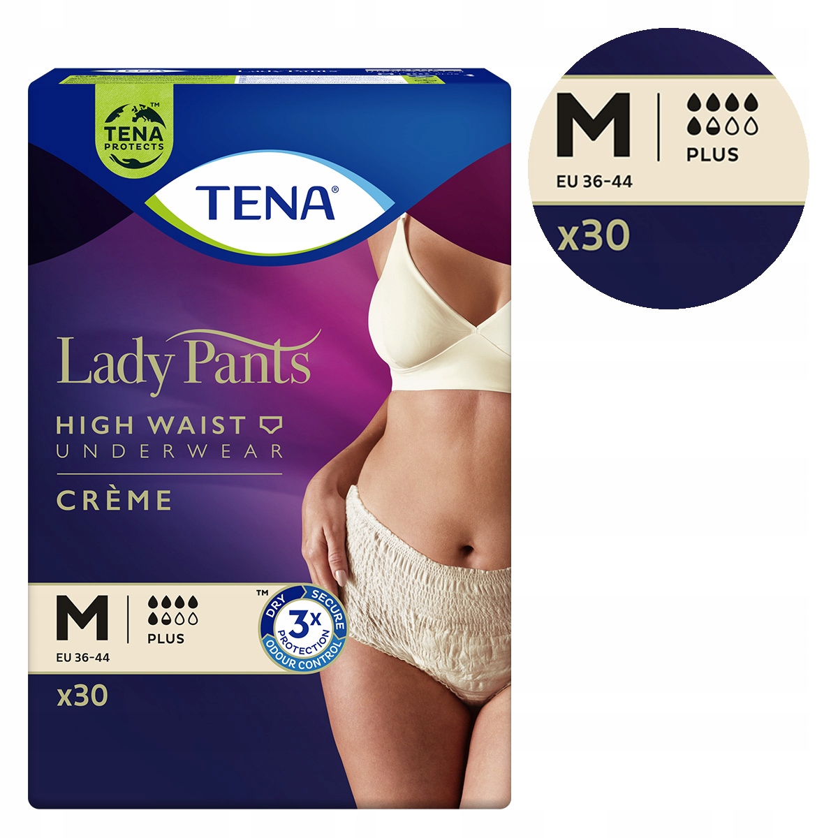 

Majtki chłonne Tena Lady Pants Creme M 30szt