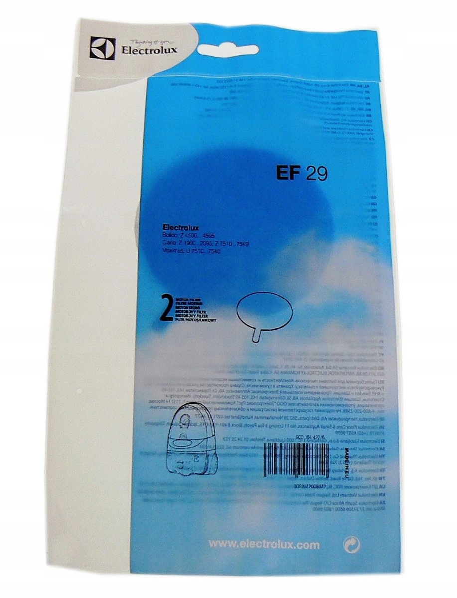 

Filtr wlotowy EF29 do odkurzacza Electrolux Clario