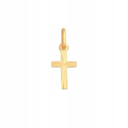 Křížek ze zlata 585, elegantní dárek ke křtu