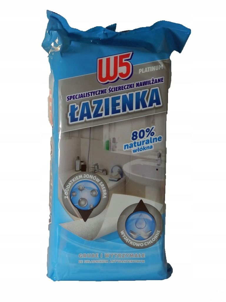 

W5 Chusteczki Nawilżane Do Łazienki 60 Sztuk